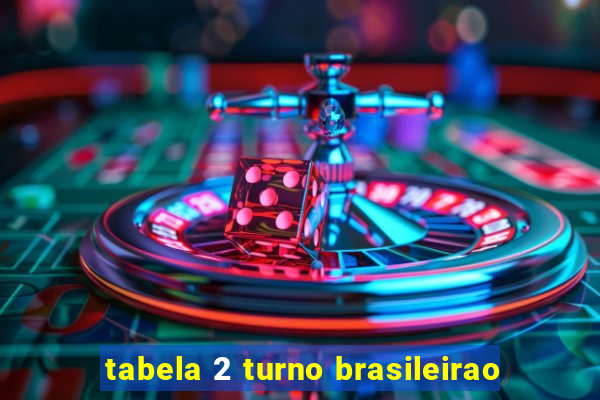 tabela 2 turno brasileirao